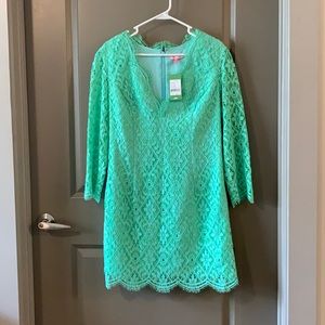 NWT - Lilly Pulitzer Meryl Dress Poolside Blue -10